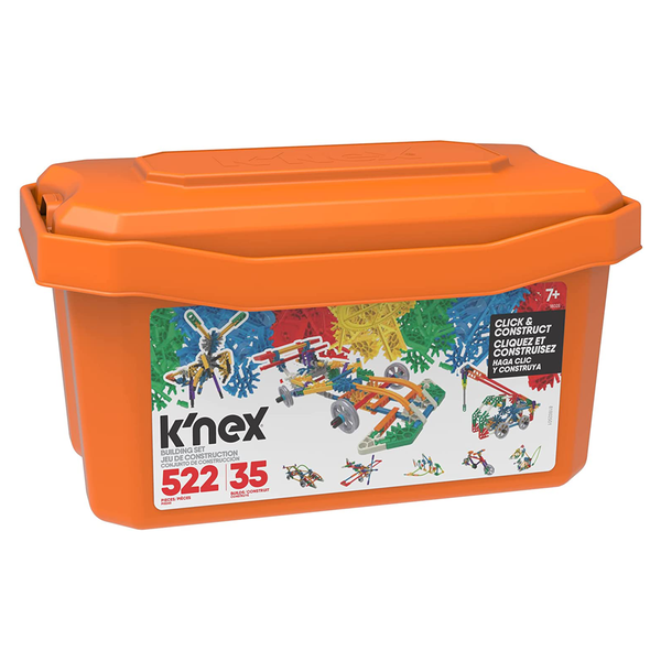 Knex - Click &amp; Construct Value Building Set - 522 Pieces/35 Models