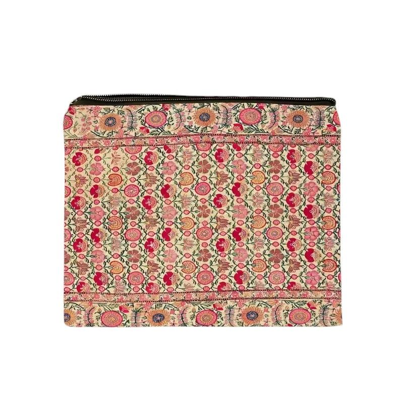 BOHO Vintage India Embroidered Cosmetic Bag