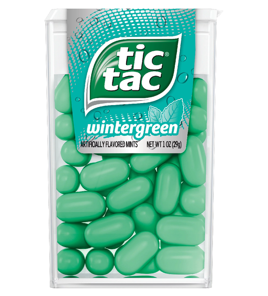 Tic Tac, Wintergreen Mint Flavored Breath Mints On-the-Go Refreshment Snack