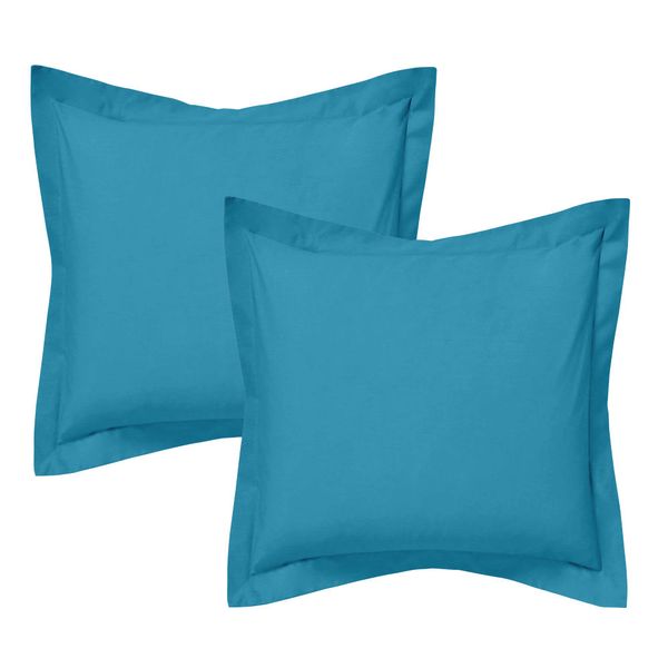 Pappa Joe – Flange Cushion Cover Set – Peacock Blue