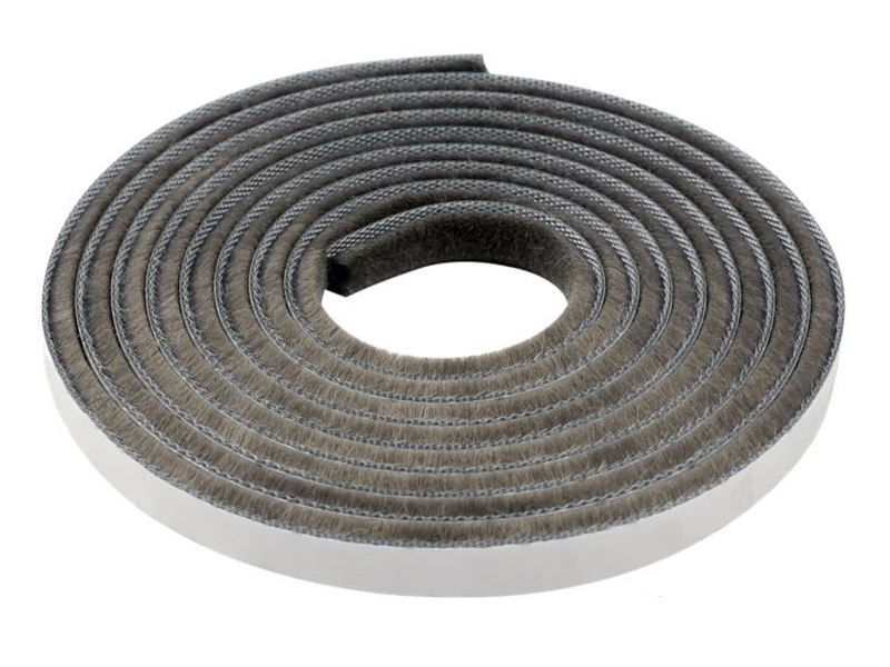 DIY Tool Self Adhesive Windproof Door Brush Strip Tape (5m) Set of 2