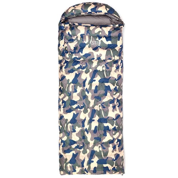 Envelope Sleeping Bag, 1kg Down Fill, Waterproof Outdoor Sleeping Bag-Sandy
