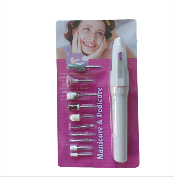 Portable 10-in-1 Electric Manicure Nail Drill File Grinder Grooming Kit