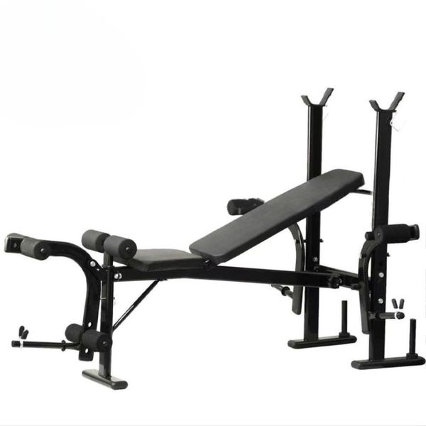 Multi-Function Bench Press Weightlifting Bed with Squat Rack Power Station
