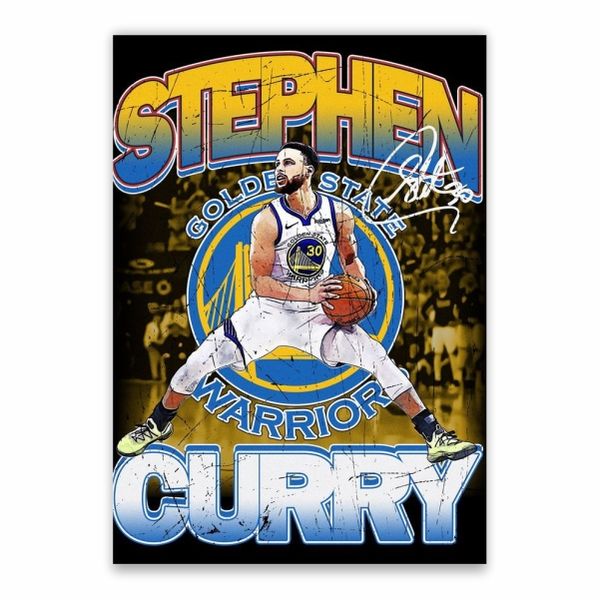 Stephen Curry Golden State Warrior Poster - A1