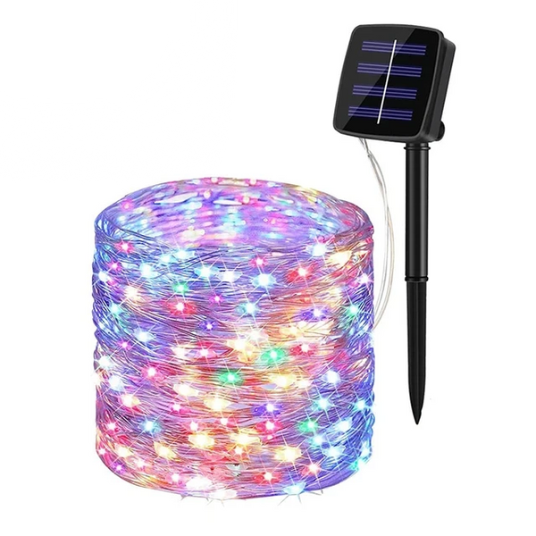 LED Outdoor Solar String Lights - 12m, 100 LED