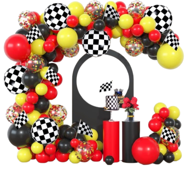 Grand Prix Formula 1 Racing Balloon Garland Kit