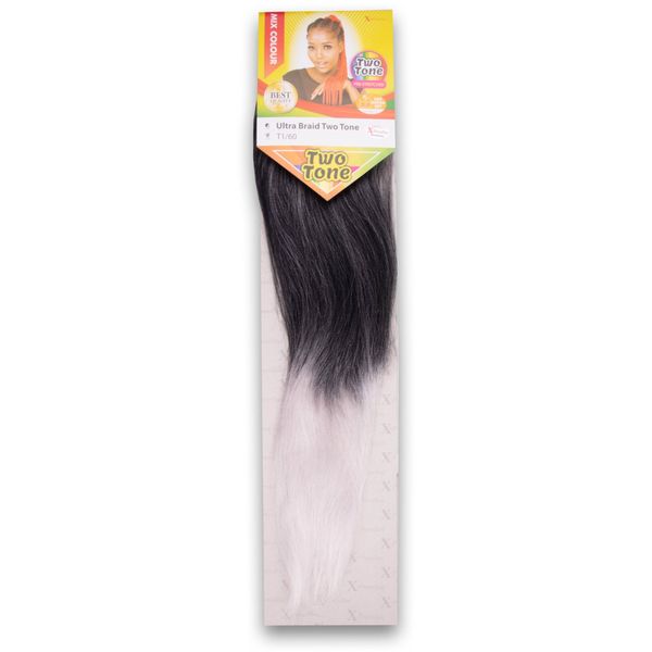 X-Pression - Ultra Braid - Two Tone Colour #1/60 - 4 packs