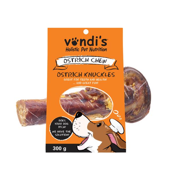 Vondis Ostrich 'Lollypop' Bone 250g