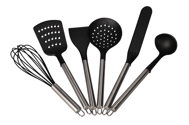 Danny Home Kitchen Utensil Set Black 6 pieces