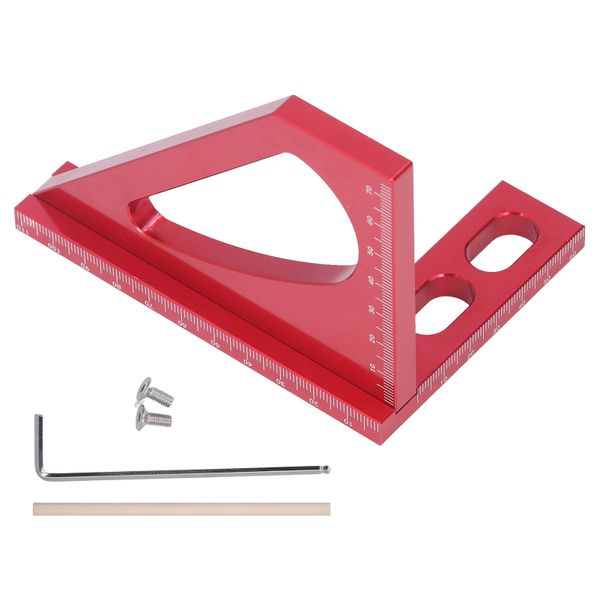 Aluminium 45 /90 Layout Mitre Gauge