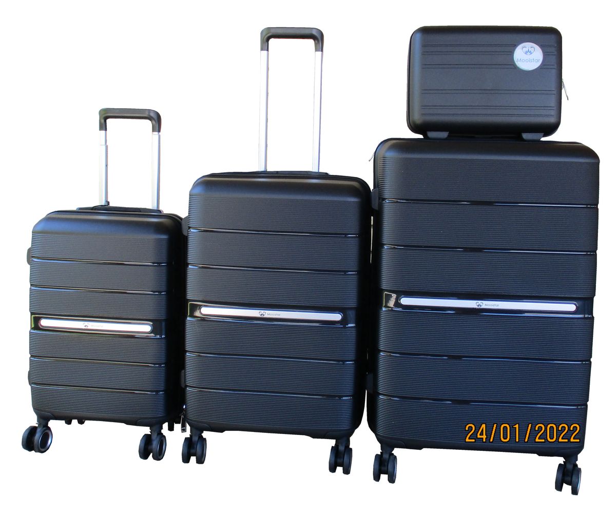 Unbreakable Travel Luggage 4 Piece Suitcases Spinner