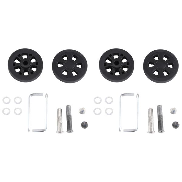 60X13Mm Set Of 2 Luggage Wheel Suitcase Replacement Wheels A