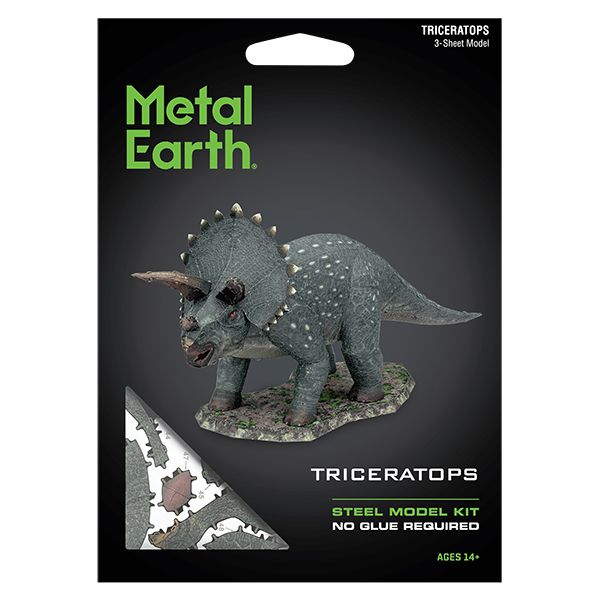 Metal Earth-Triceratops - 3 Steel Sheets