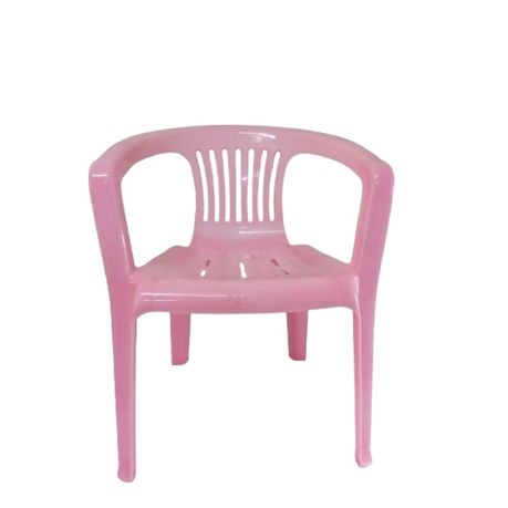 Plastic chair with discount armrest