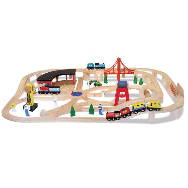 Wooden Railway Set image