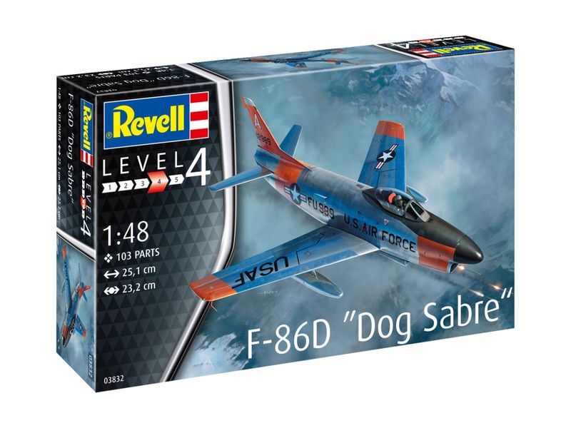 Revell 1/48 F-86D "Dog Sabre" Plane Plastic Model Kit