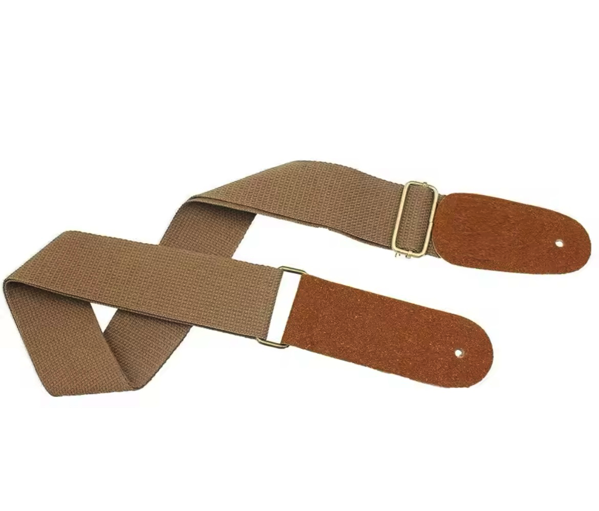 Guitar Strap Beige Brown