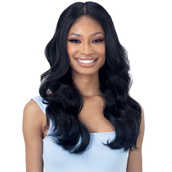 26-Inch Black Wavy Synthetic Wig
