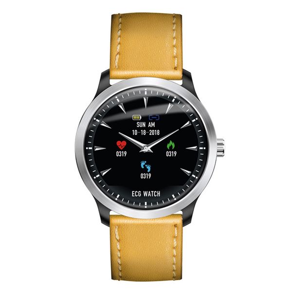 Gold Leather Smart Band