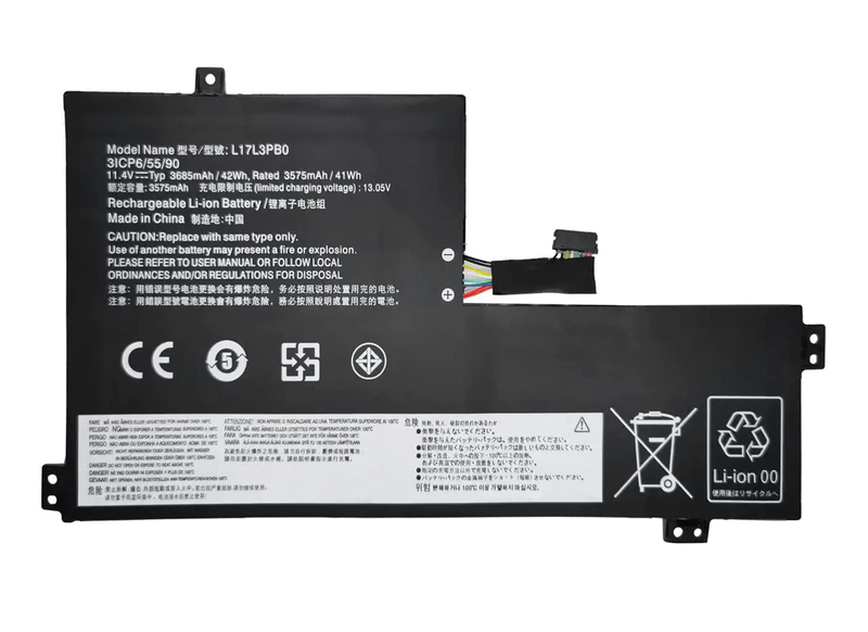 Battery for Chromebook Gen 2, IdeaPad 3 CB Series - L17C3PG0, L18D3PG1
