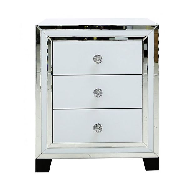 Blanca Mirror 3 Drawer Pedestal