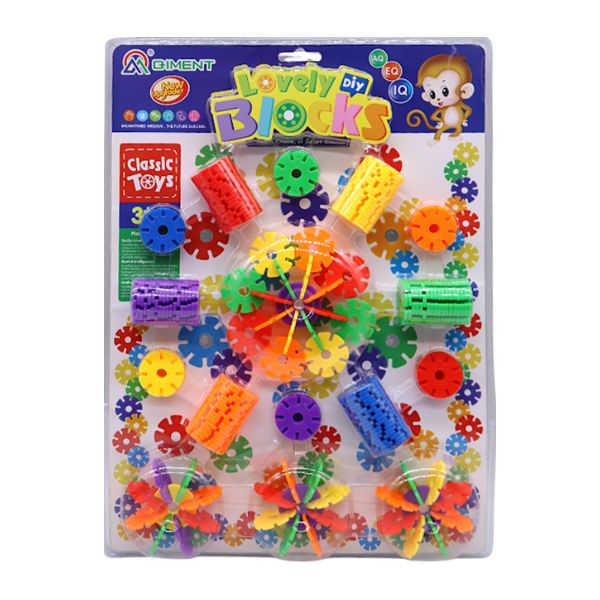 182 Piece 3D Interlocking Plastic Disc Set