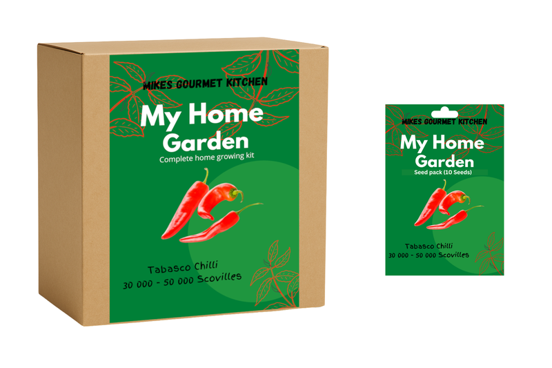 Chilli Grow Kit Complete - Tobasco Pepper + Seed pack