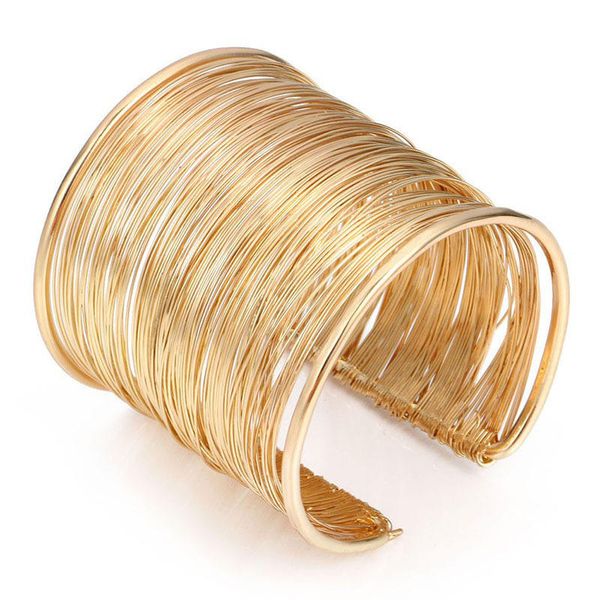 Bracelet Arm Metal Open Upper Arm Cuff Bangle Ad image