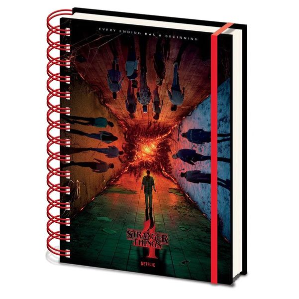 Stranger Things 4 (Every Ending Has A Beginning) Wiro A5 Notebook