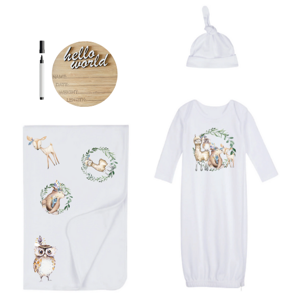 &amp; Birth Announce World-Boho Wild One image