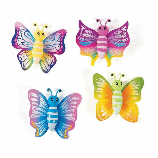 Butterfly Window Walkers - Set of 4