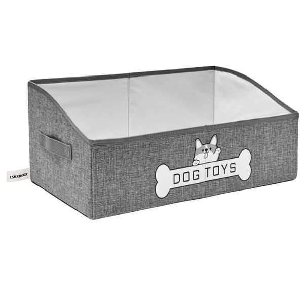 Dog Toy Basket, Specially Designed for Dog Toys Storage, Collapsible Box