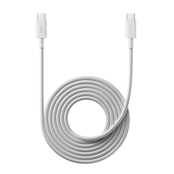 Xiaomi USB4 6A USB Type-C To USB Type-C Braided Cable 2m (120W, 480 Mbps)
