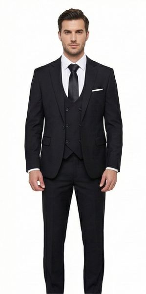 Lively Men's 3-Piece Formal Suit Set - Three Piece