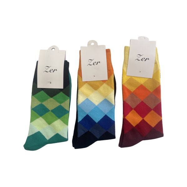 Socks Set of 3 Funky
