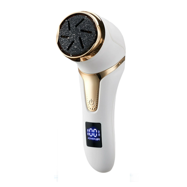 Electric Foot File, Removes Dead Skin And Calluses, White