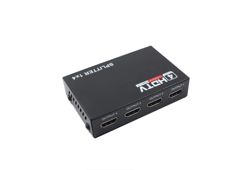 1 in 4 Out HDMI Splitter Adapter Support 4Kx2K 3D 1080P