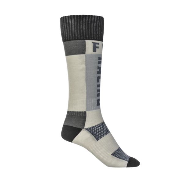 Fly Mx Thick Grey/Black Socks image