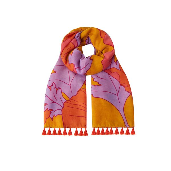 Large Bright Poppies Scarf
