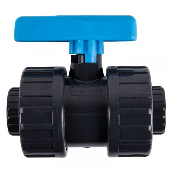 Torrenti Ball Valve Double Union Bsp PVC 1- 1/2Inc