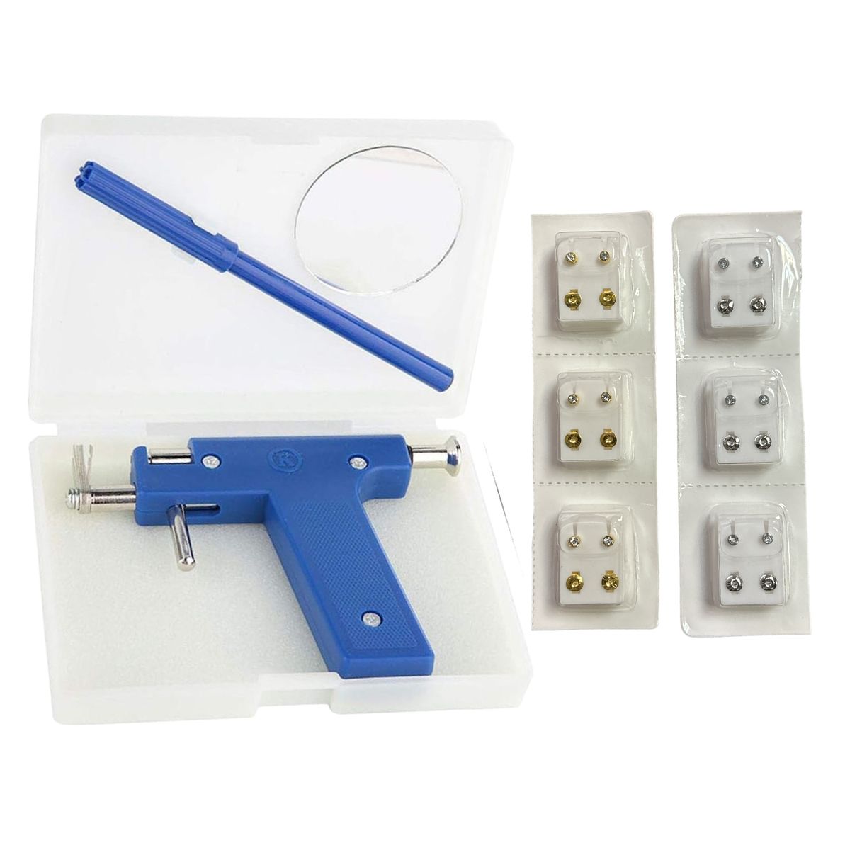 Professional Ear Piercing Tool Kit With 6 Pairs Ear Studs Shop Today