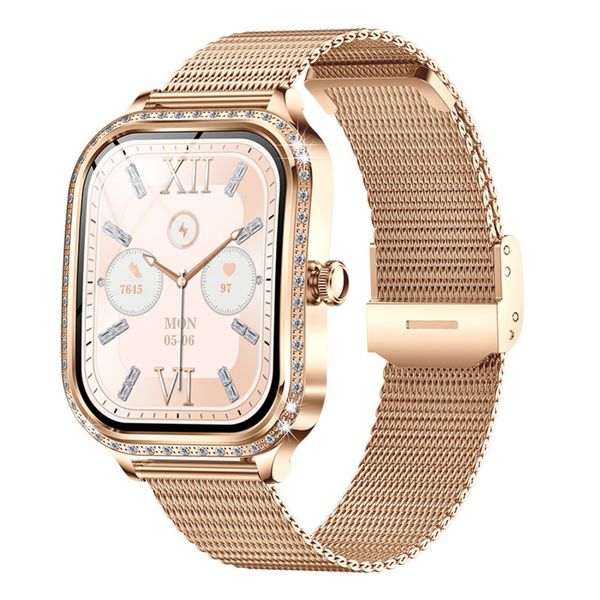 Women's Smart Watch - Health Monitor, Bluetooth Call &amp; Fitness Tracker