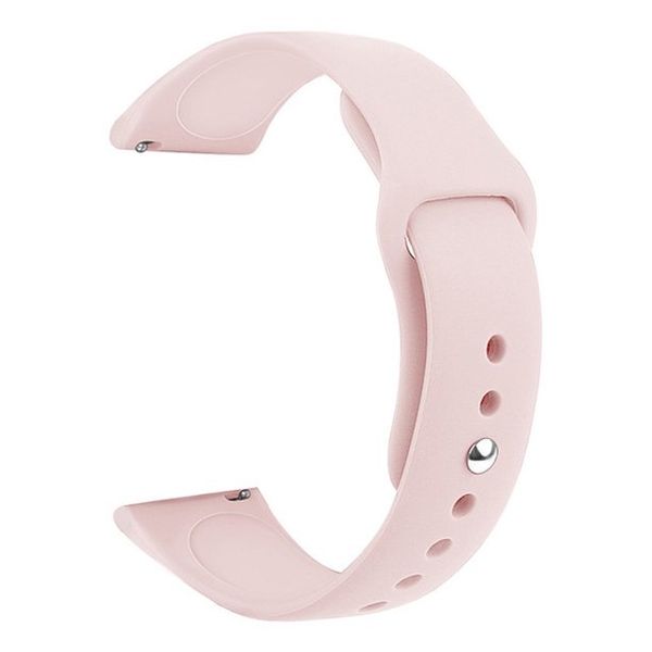 Silicone Sports Strap Compatible with Fitbit Versa / Versa 2-Sand Pink