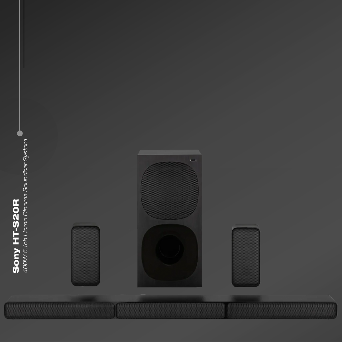 Sony HT-S20R 400W Home Cinema Soundbar System Shop Today