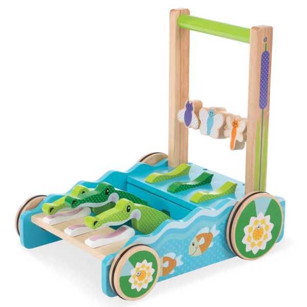 Melissa &amp; Doug First Play Chomp &amp; Clack Alligator Push Toy