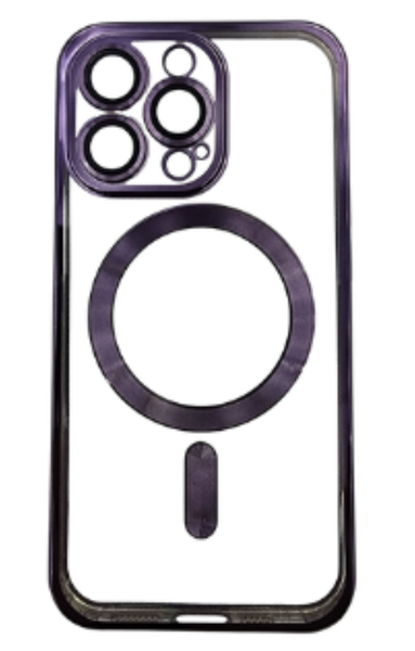 Clear Silicone - MagSafe Compatible Cover For Apple iPhone 14 Pro Max