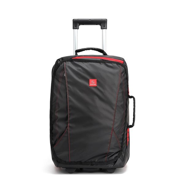 48L Double-Layer Expandable Travel Trolley Bag - 20inch