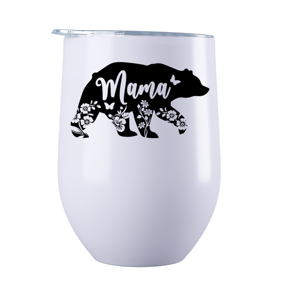 Mama Bear - Stainless Steel Double Wall Coffee Or Wine Tumbler