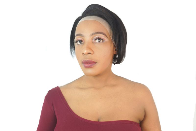 Brazilian T-Part Frontal Straight Short Wig